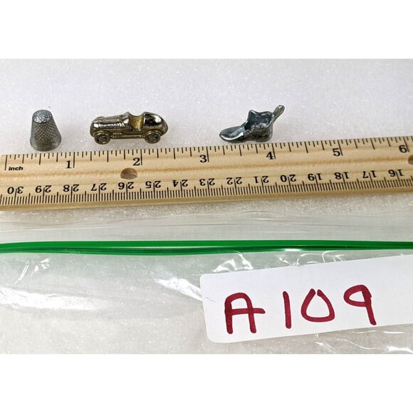 Monopoly Game Pieces Thimble- Shoe-Car  Crafts A109 - Picture 6 of 6